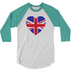 england flag 3/4 Sleeve Shirt