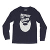 respect the beard (2) Long Sleeve Shirts