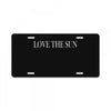 love the sun License Plate