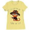 nightmare on kitty street Ladies Fitted T-Shirt