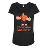 i'm gonna wreck it ralph Maternity Scoop Neck T-shirt