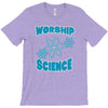 science worship funny geek atheist anti religion T-Shirt