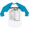September Girl Facts Virgo 3/4 Sleeve Shirt