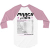 March Girl Facts Aries 3/4 Sleeve Shirt
