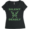 silent but deadly Women's Triblend Scoop T-shirt