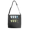 kitten of death Adjustable Strap Totes