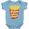 fries before guys Baby Bodysuit