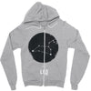 Leo Zodiac Sign Minimal Design Zipper Hoodie