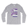 supporting the fighter, admiring the survivors, honoring the taken Long Sleeve Shirts