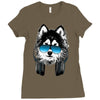 huskie music Ladies Fitted T-Shirt