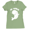 oh whale! Ladies Fitted T-Shirt