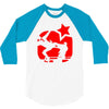 eric cantona, kungfu, manu 3/4 Sleeve Shirt
