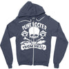punk rocker from hell Zipper Hoodie