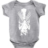 wolverine avengers inspired superhero Baby Onesie