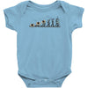 evolution of espionage Baby Bodysuit