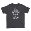 The best teachers are born in July Youth Tee