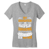 My Daughter Is Super Awesome Her Mother Women's V-Neck T-Shirt