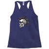 evil skull Racerback Tank