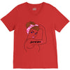 girl power survivor breast cancer V-Neck Tee