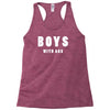 boys with abs Racerback Tank