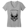stupid skull Women's V-Neck T-Shirt