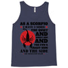 as a scorpio i have 3 sides Tank Top
