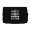 And 8th Day God Look Down So God Made A Pisces Girl Laptop sleeve