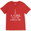 a girl has no costume V-Neck Tee