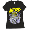 astronaute nerd Ladies Fitted T-Shirt