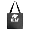 bilf, bear i'd like to Tote Bags
