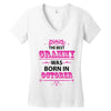 The Best Grammy Was Born In October Women's V-Neck T-Shirt