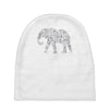 elephant filled pattern cool Baby Beanies
