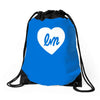 little mix logo heart Drawstring Bags