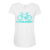 cycologist Maternity Scoop Neck T-shirt