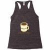 funny retro coffee Racerback Tank