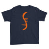 helix of heroes funny retro sci fi superhero symbol cool logo Youth Tee