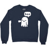 ghost of disapproval Crewneck Sweatshirt