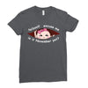 November Peeking Out Asian Baby Girl Ladies Fitted T-Shirt