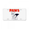 paws License Plate