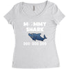 Mommy Shark Doo Women's Triblend Scoop T-shirt