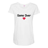 Game Over Maternity Scoop Neck T-shirt