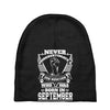 Never Underestimate Dog Rescuer Who Was Born September Baby Beanies