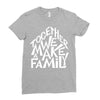 together we make a family 2 Ladies Fitted T-Shirt