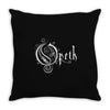 opeth logo progressive death metal Throw Pillow
