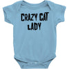 crazy cat lady Baby Onesie