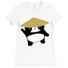 panda2 Ladies Fitted T-Shirt
