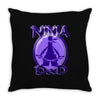ninja dad Throw Pillow