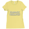 massage therapist Ladies Fitted T-Shirt