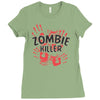 zombie killer Ladies Fitted T-Shirt