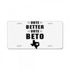 vote beto License Plate